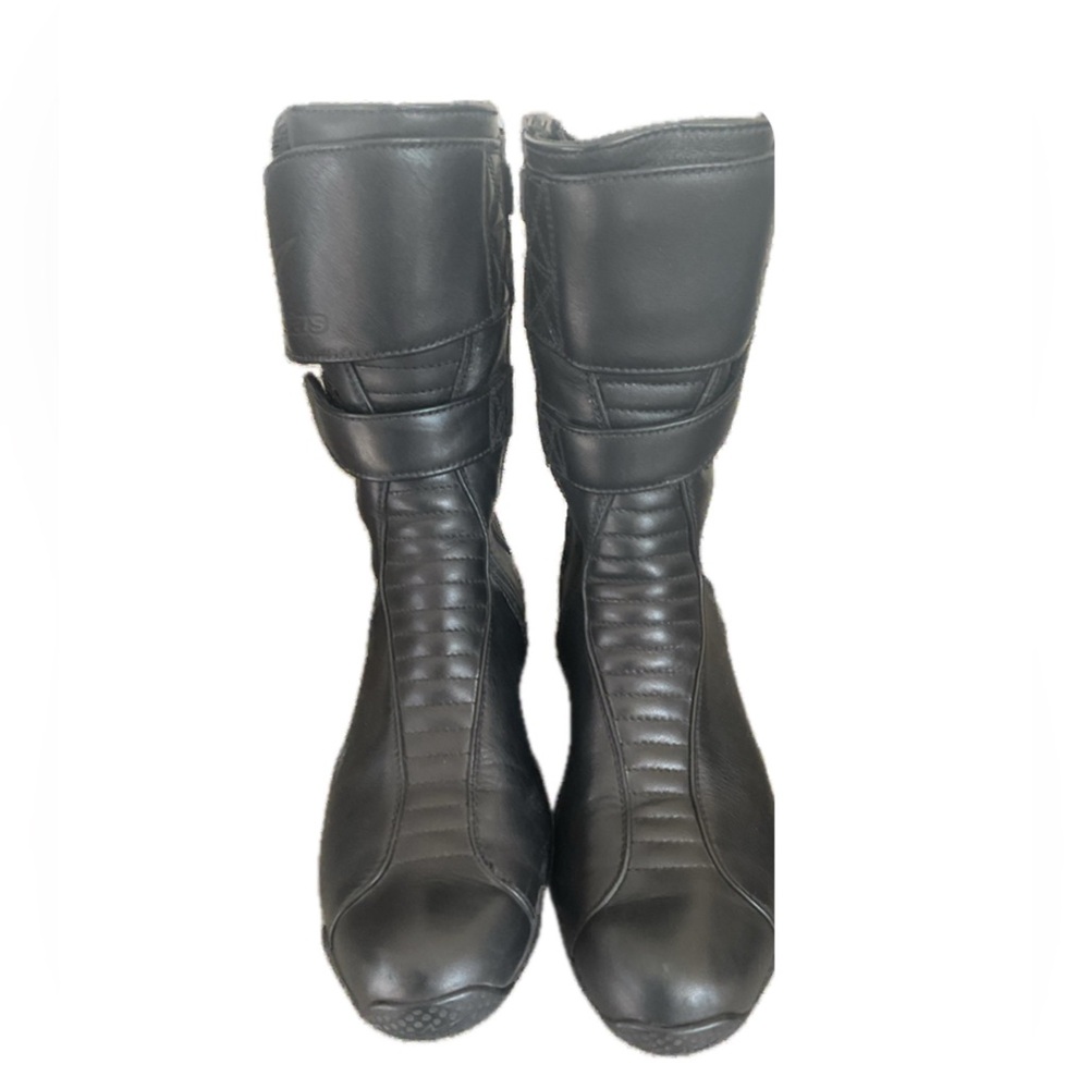 Alpinestars Waterproof Women’s Black Moto Stylish Black Leather  Boots